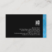 Pool Cleaner Handel Vaardigheid Duidelijk Blauw Wa Visitekaartje (Achterkant)