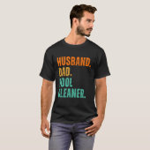 Pool Cleaner Technicus Kleding Man Papa T-shirt (Voorkant volledig)