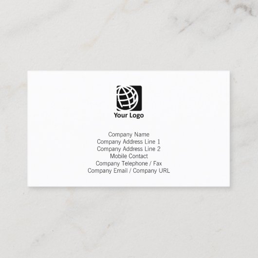 Pool Cleaner Visitekaartje Duidelijk Zwembad (Achterkant)