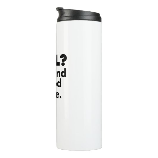 Pool? De Pond is goed voor mij. Thermosbeker (Geroteerd rechts)