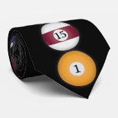 Pool- en biljartbalken: Biljarten: Necktie/Stropda Stropdas (Opgerold)