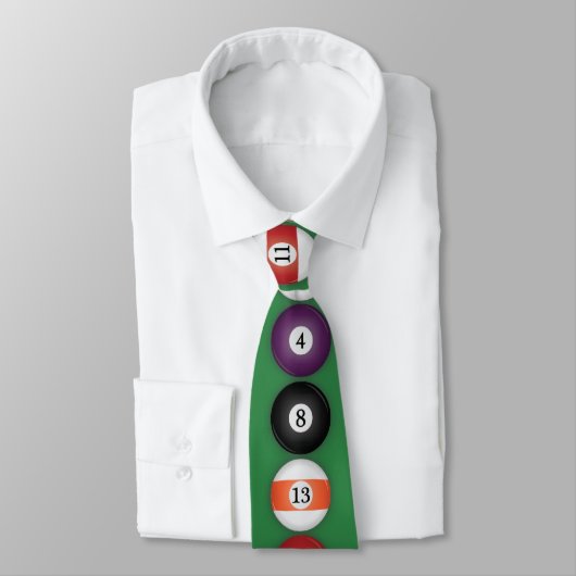 Pool- en biljartbalken: Biljarten: Necktie/Stropda Stropdas (Gebonden)