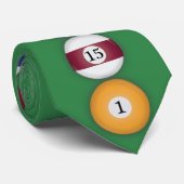 Pool- en biljartbalken: Biljarten: Necktie/Stropda Stropdas (Opgerold)