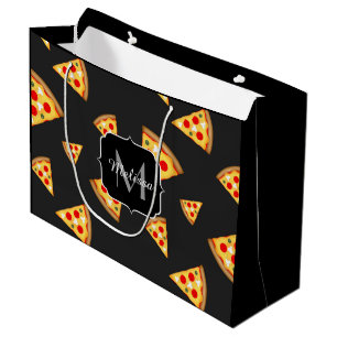 Pool en pret pizzasnijpatroon Monogram Groot Cadeauzakje