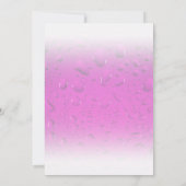 Pool feestje puppy hond aangepaste foto verjaardag kaart (Achterkant)