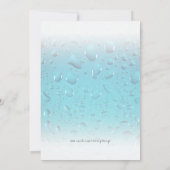 Pool feestje puppy hond aangepaste foto verjaardag kaart (Achterkant)