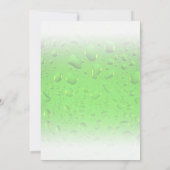 Pool feestje puppy hond aangepaste foto verjaardag kaart (Achterkant)