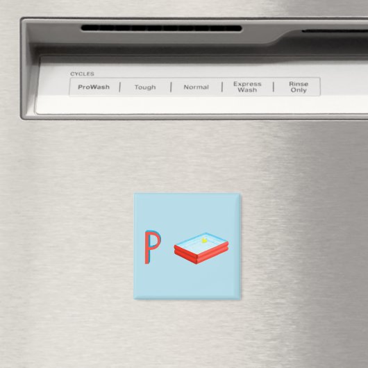 Pool Fridge Magnet (Insitu (Vaatwasser))