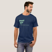 Pool Girl - pool T-shirt (Voorkant volledig)