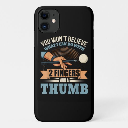 Pool Grappig Biljart Case-Mate iPhone Case (Achterkant)