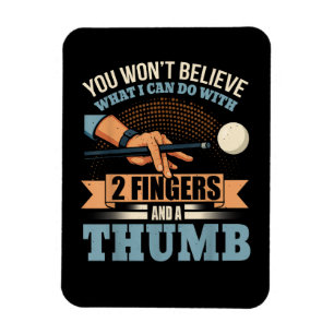 Pool Grappig Biljart Magneet