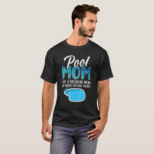 Pool Guy-Eigenaar van Pool Maintenance & Pool T-shirt (Voorkant volledig)