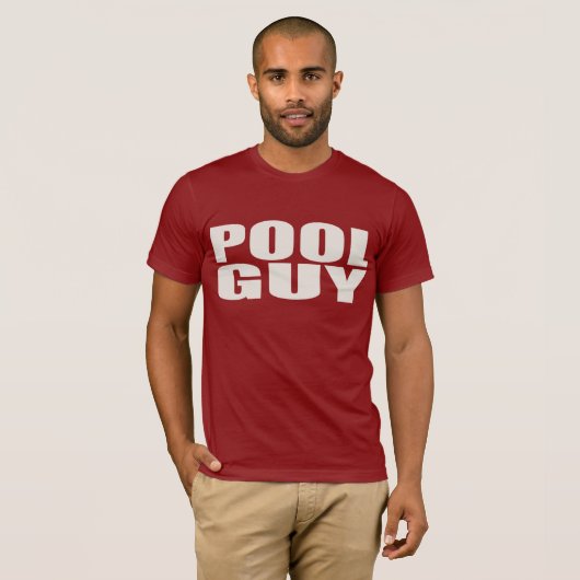 Pool Guy T-shirt (Voorkant volledig)