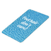 Pool hair geen flauw zwemPool citaat Magneet (Linkerzijde)