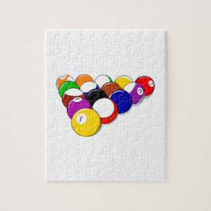 Pool Hall Balls Rack Em Sports Leisure Billiards Legpuzzel