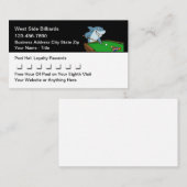 Pool Hall Billiards Customer Loyalty Rewards (Voorkant / Achterkant)