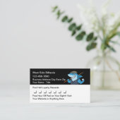 Pool Hall Billiards Customer Loyalty Rewards (Staand voorkant)