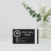 POOL HALL-bubbel Visitekaartje (Staand voorkant)
