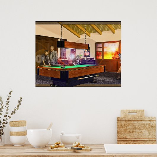 Pool-hosts Poster (Keuken)