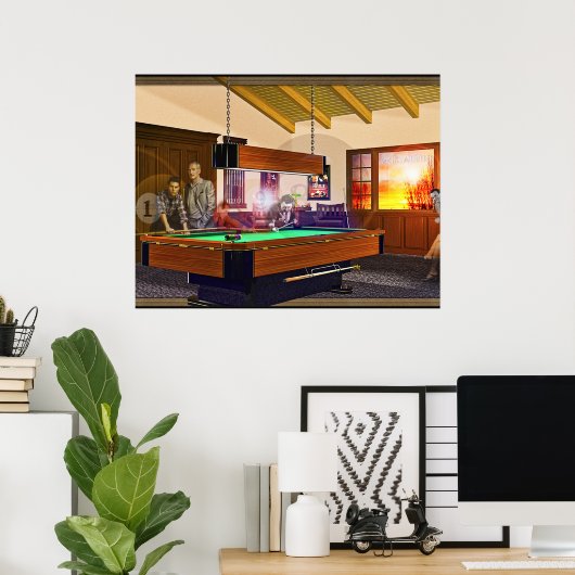 Pool-hosts Poster (Thuiskantoor)