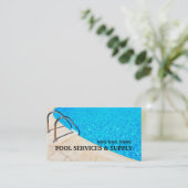 Pool Hot Tub Jacuzzi-installatiereparatie Visitekaartje (Staand voorkant)