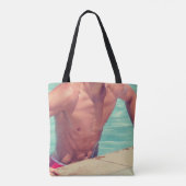 Pool Hottie Tote Bag (Achterkant)