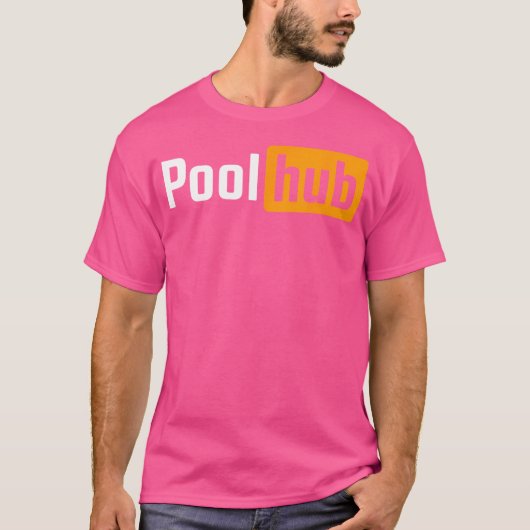 Pool Hub Grappige Biljart Pool Speler Quotes Parod T-shirt (Voorkant)