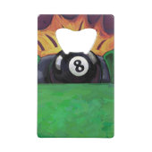 Pool is Luck Creditkaart Flessenopener (Achterkant)