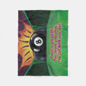 Pool is Luck Fleece Deken (Voorkant)