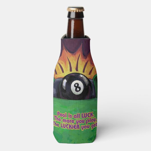 Pool is Luck Flesjeskoeler (Fles Voorkant)