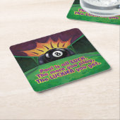 Pool is Luck Kartonnen Onderzetters (Schuin)