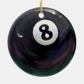 Pool is Luck Keramisch Ornament (Achterkant)