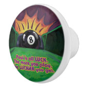 Pool is Luck Keramische Knop (Rechts)