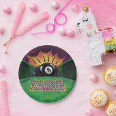 Pool is Luck Papieren Bordje (Feest)