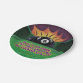 Pool is Luck Papieren Bordje (Gekanteld)