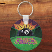 Pool is Luck Sleutelhanger (Voorkant)