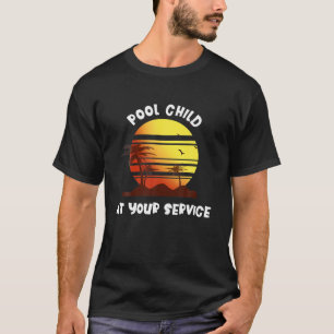 Pool kind bij uw serviceknoopboom Funny Quot T-shirt