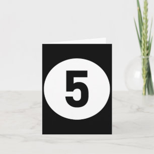 Pool LL 5 bijpassende biljart Gift Easy Halloween  Kaart