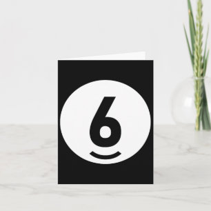 Pool LL 6 bijpassende biljart cadeau Easy Hallowee Kaart