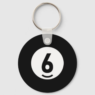 Pool LL 6 bijpassende biljart cadeau Easy Hallowee Sleutelhanger