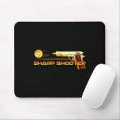 Pool LL Sharp Shooter Biljart Pistool Geel Muismat (Met muis)