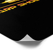 Pool LL Sharp Shooter Biljart Pistool Geel Poster (Hoek)