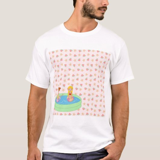 Pool Mannen T-shirt (Voorkant)
