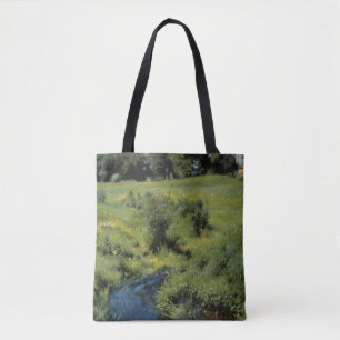 Pool Medfield door Dennis Miller Bunker, Vintage K Tote Bag
