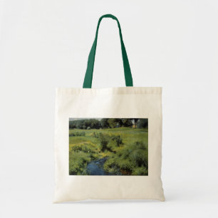 Pool Medfield door Dennis Miller Bunker, Vintage K Tote Bag
