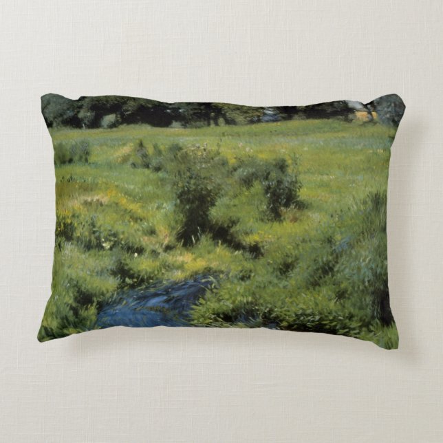 Pool Medfield van Dennis Miller Bunker,  kunst Accent Kussen (Achterkant)