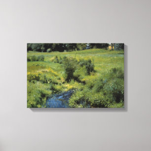 Pool Medfield van Dennis Miller Bunker,  kunst Canvas Afdruk