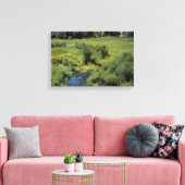 Pool Medfield van Dennis Miller Bunker,  kunst Canvas Afdruk (Insitu (Woonkamer))