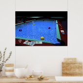 "Pool" - Mooie Biljart Poster (Keuken)