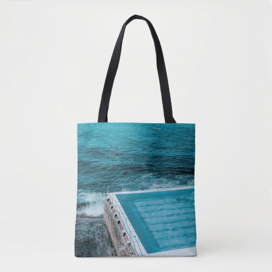 Pool nabij zee tote bag (Voorkant)